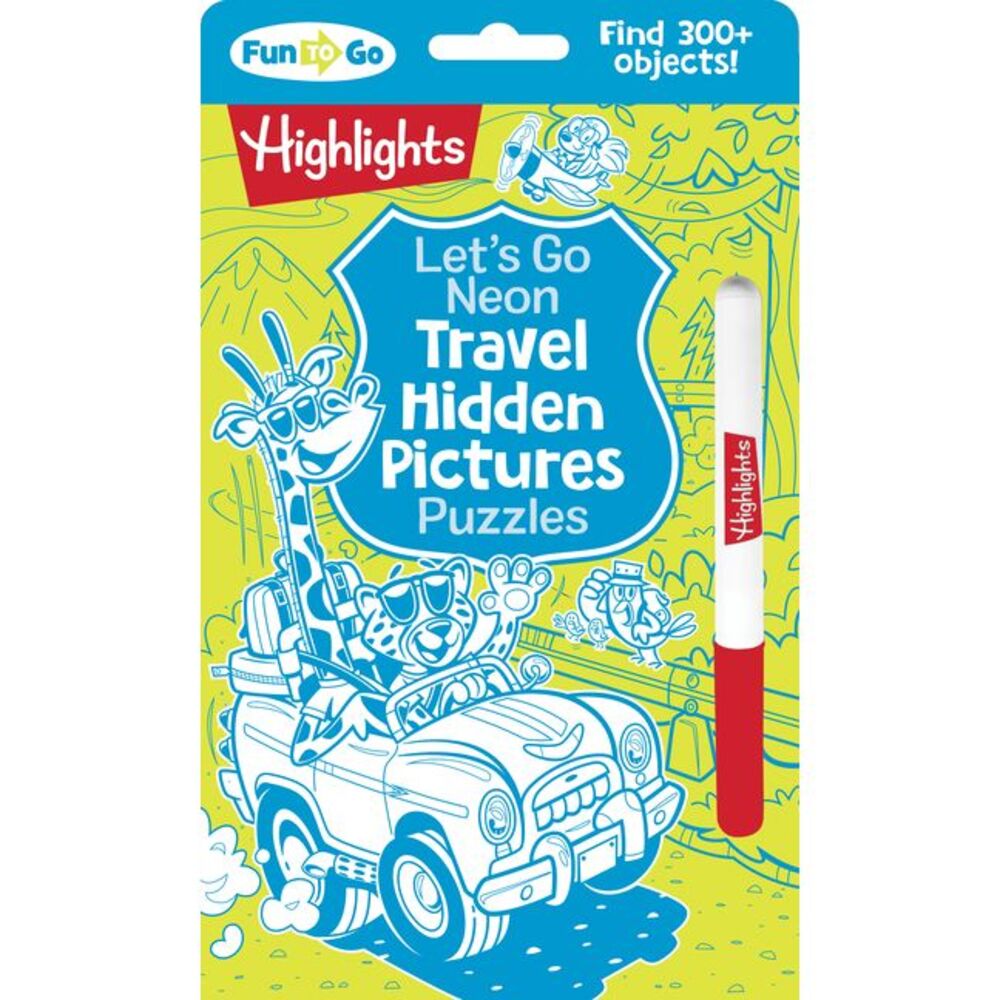 Let's Go Neon Travel Hidden Pictures Puzzles -- Highlights